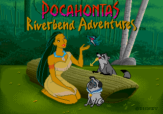 Pocahontas Riverbend Adventures Title Screen